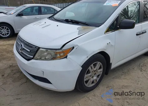 2011 Honda Odyssey Lx z USA, uszkodzony, nr VIN 5FNRL5H23BB054916